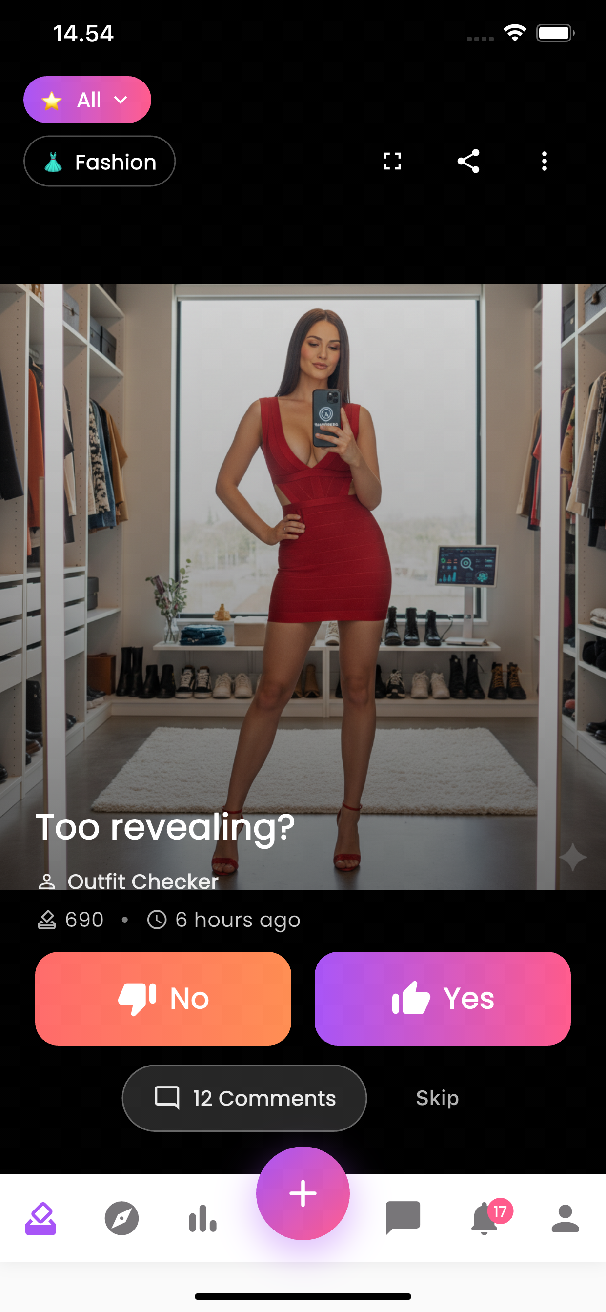 Thumbly App Interface